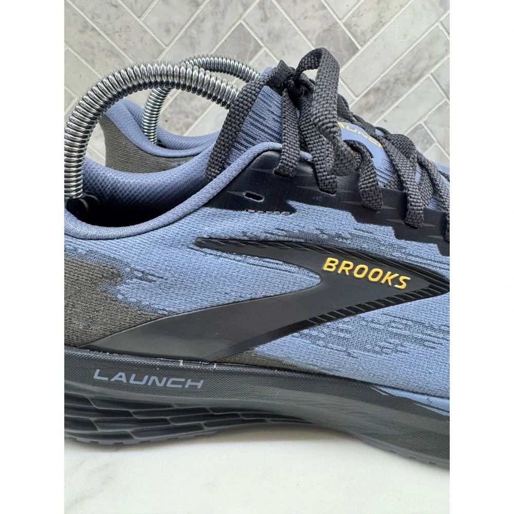 Brooks Launch 11 Running Shoes Mens Size 9 D 9D Blue Black Athletic Sneakers